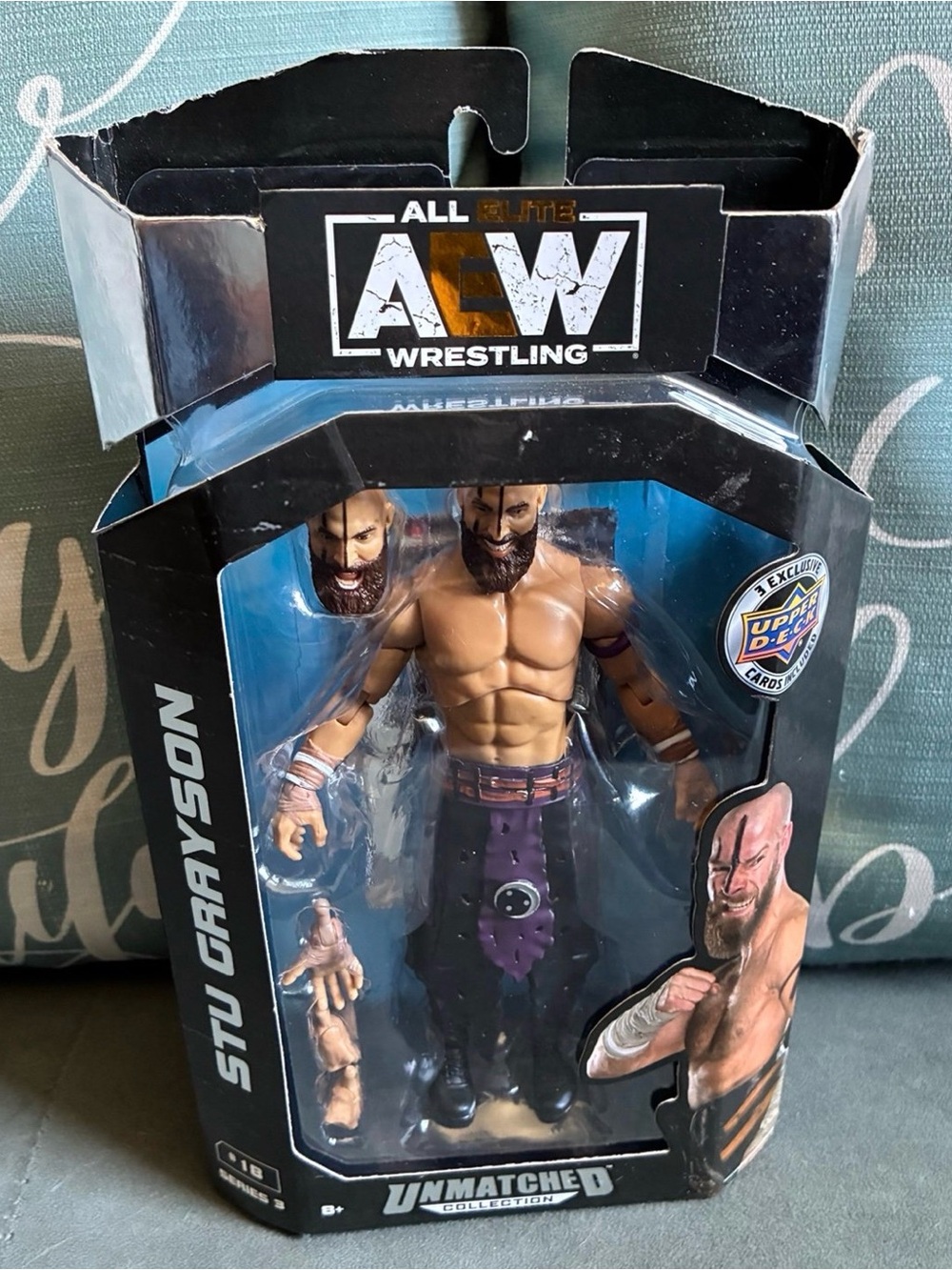 AEW Stu Grayson Action Figure - Purple & Black Gear